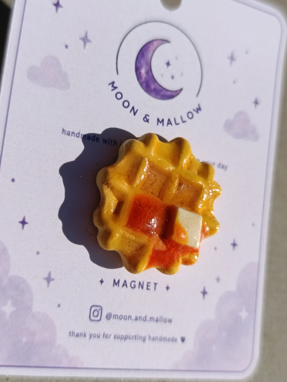 Waffle & Syrup Magnet 🧇🍯