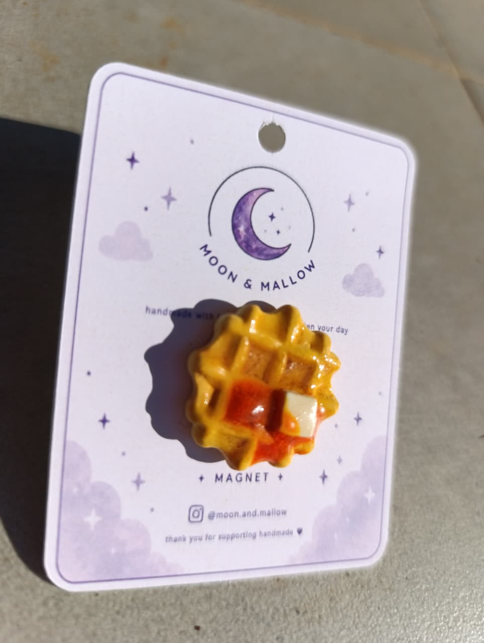 Waffle & Syrup Magnet 🧇🍯