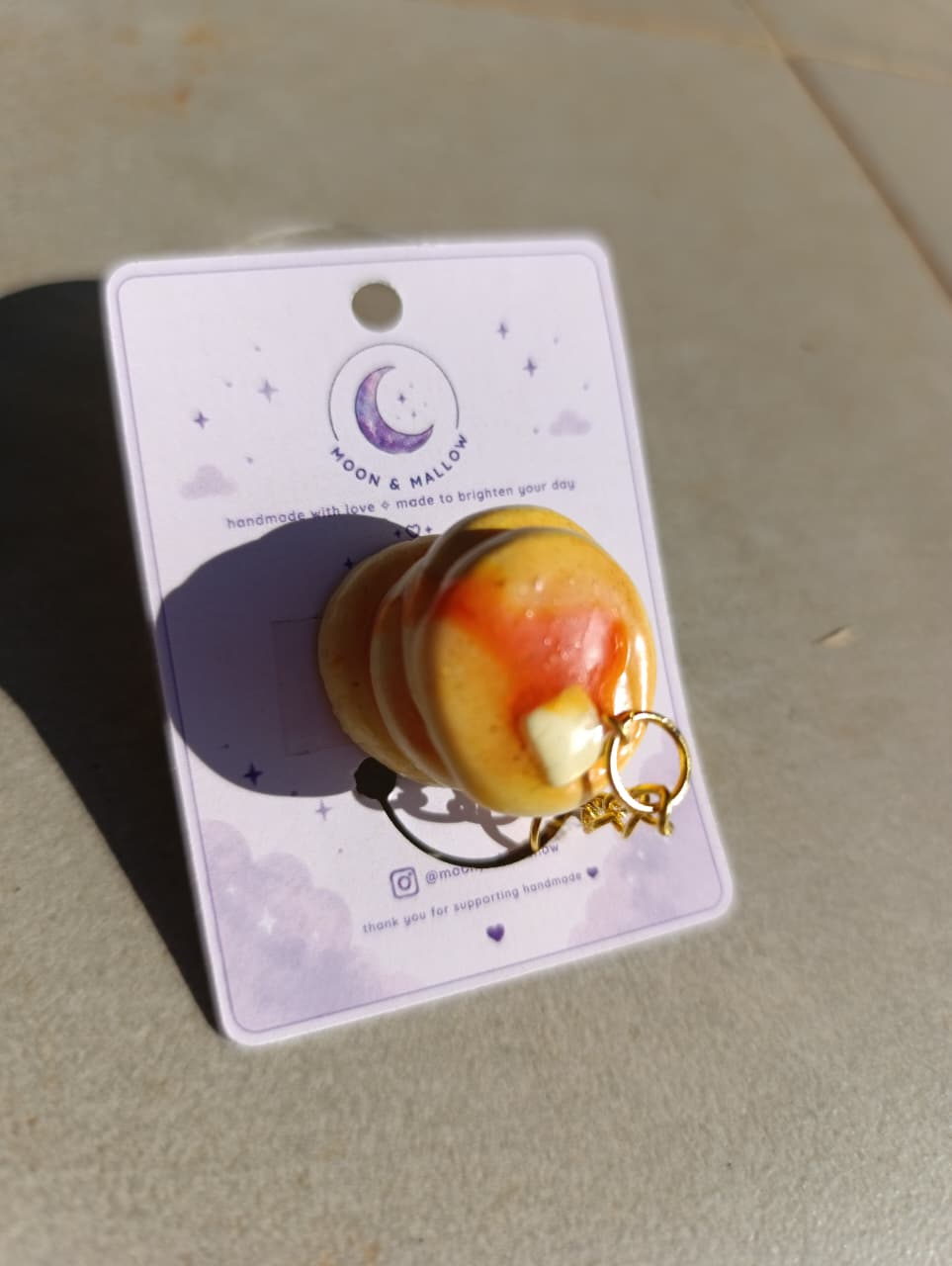 Pancake Stack Keychain 🥞✨