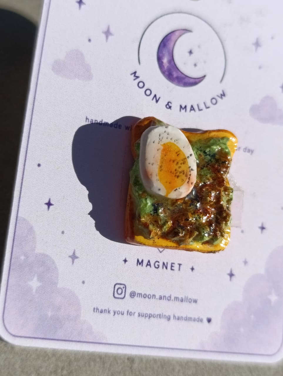 Avo & Egg Toast Magnet 🥑🍳