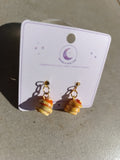 Pancake Stack Dangle Earrings 🥞✨